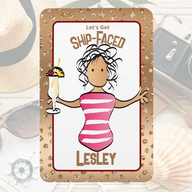 Magnet Flexible Funny Cruise Vacances Porte De Navire Pour Elle (Créateur téléchargé)