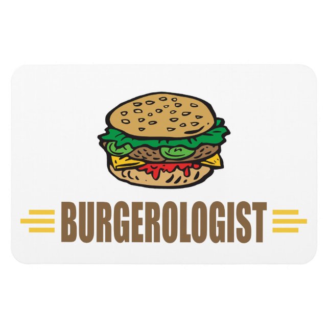 Magnet Flexible Funny Hamburger (Horizontal)