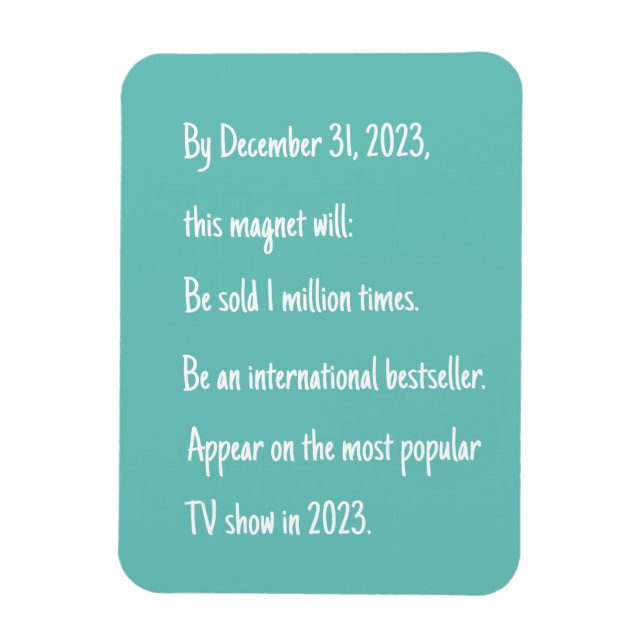 Magnet Flexible Funny Sky Blue Vision (Vertical)