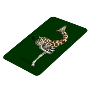 Magnet Flexible Funny Sporty Giraffe