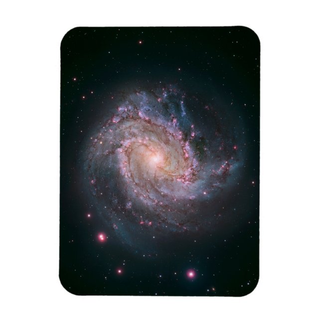 Magnet Flexible Galaxie spirale barrée Messier 83.2 (Vertical)