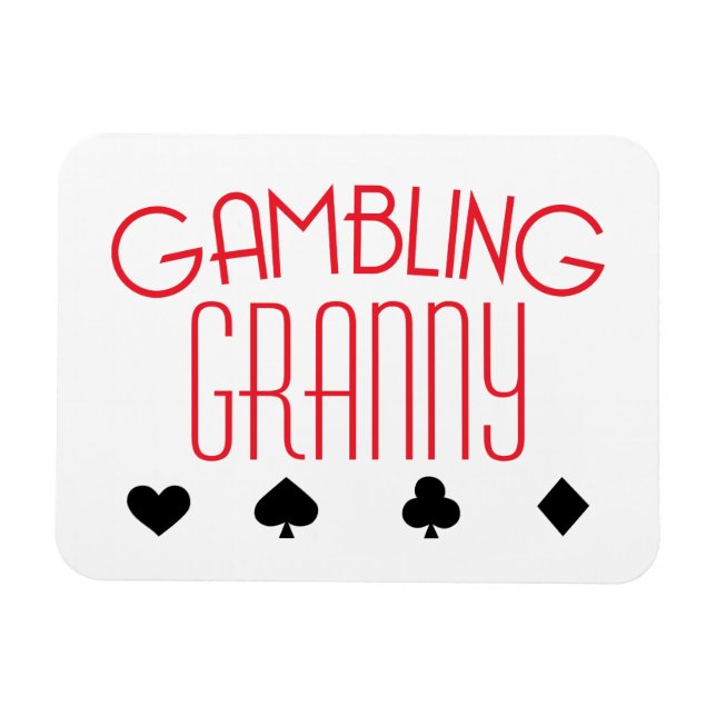 Magnet Flexible Gambling Granny (Horizontal)