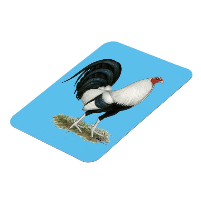 Magnet Flexible Gamecock argenté (Côté Gauche)