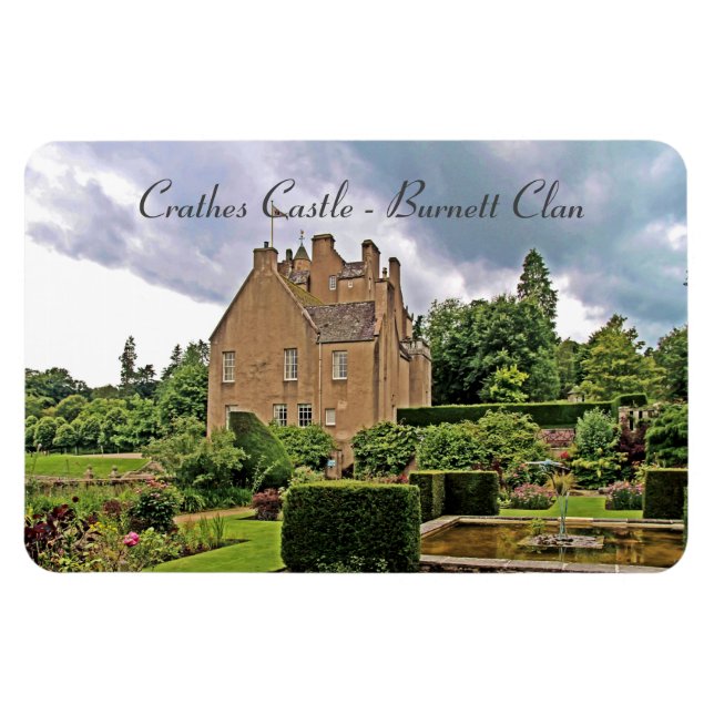 Magnet Flexible Garden Crathes Castle, Scottish Burnett Clan (Horizontal)
