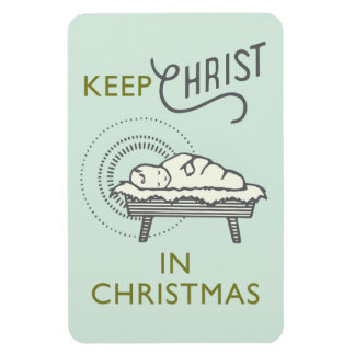Magnet Flexible Gardez le Christ dans l'aimant de voiture de Noël
