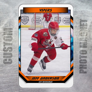 Magnet Flexible Gardien de hockey sur glace Cadeau sur mesure Oran
