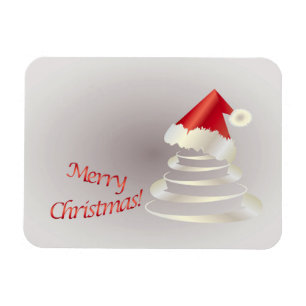 Magnet Flexible Gâteau blanc pour Père Noël