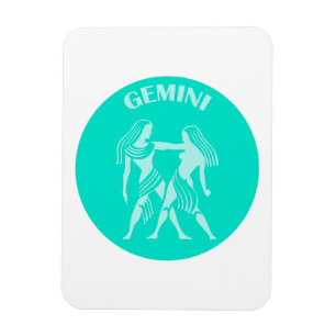 Magnet Flexible Gémeaux, Signe du zodiaque, Horoscope, Astrologie