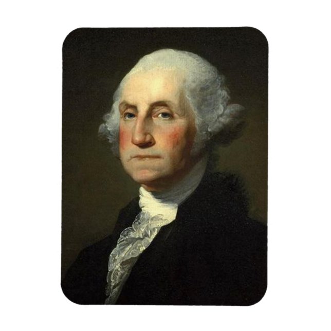 Magnet Flexible George Washington par Gilbert Stuart - Vers 1800 (Vertical)