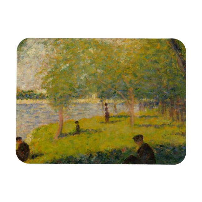 Magnet Flexible Georges Seurat - étude pendant un dimanche sur la (Horizontal)