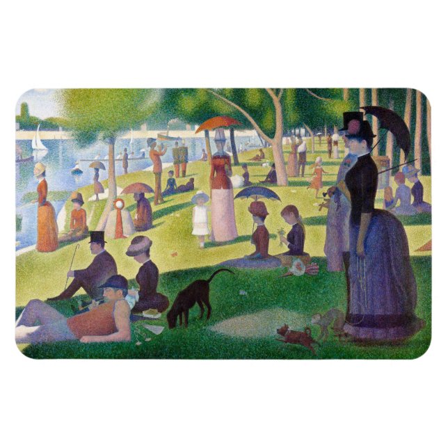 Magnet Flexible Georges Seurat - Un dimanche sur La Grande Jatte (Horizontal)