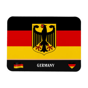 Magnet Flexible German Flag & German country travel / Germany