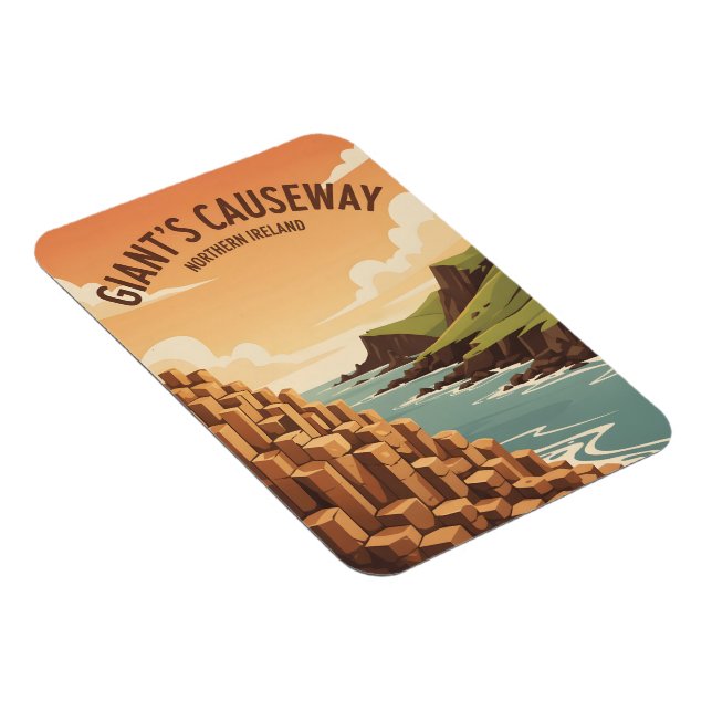 Magnet Flexible Giant s Causeway Northern Ireland (Côté Droit)