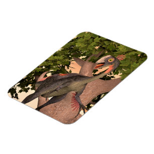 Magnet Flexible Gigantoraptor Dinosaure Aventure Art pour Enfants