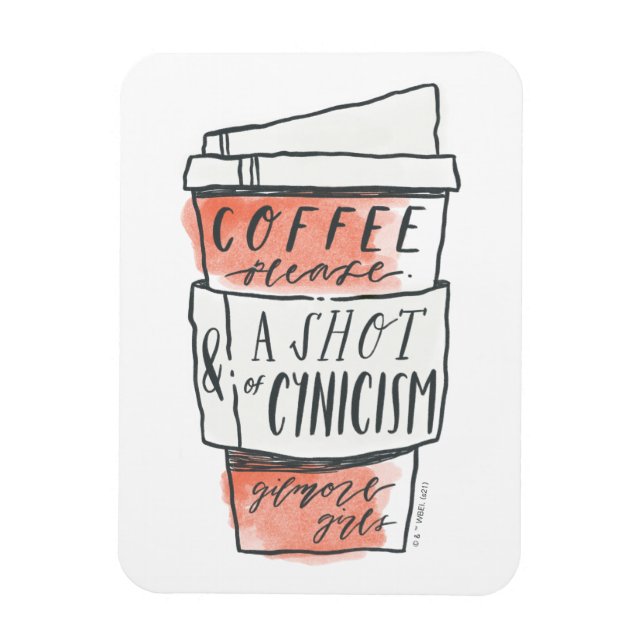 Magnet Flexible Gilmore Girls | Café S'Il Vous Plaît (Vertical)