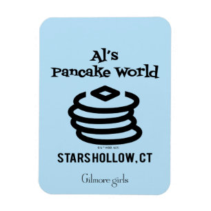 Magnet Flexible Gilmore Girls   Logo d'Al's Pancake World