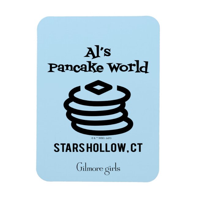 Magnet Flexible Gilmore Girls | Logo d'Al's Pancake World (Vertical)