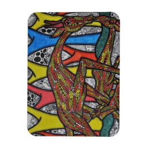 Magnet Flexible Girafe de mère