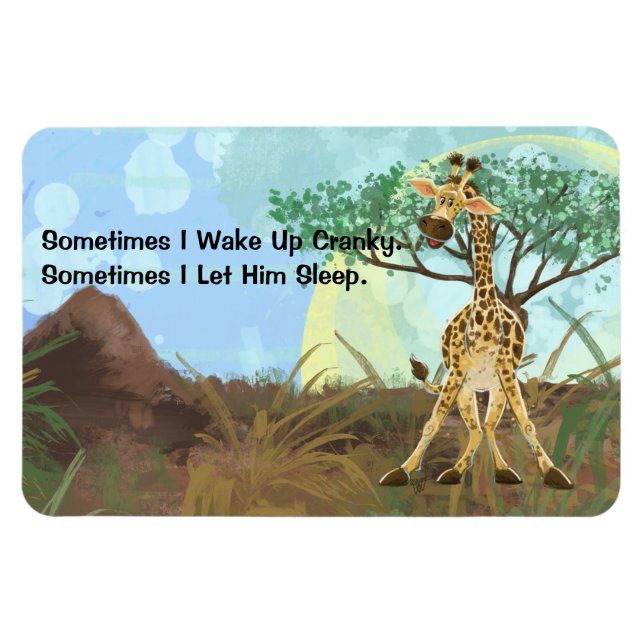 Magnet Flexible Giraffe de la Parade Animale (Horizontal)