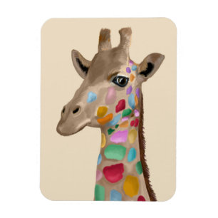 Magnet Flexible Giraffe multicolore
