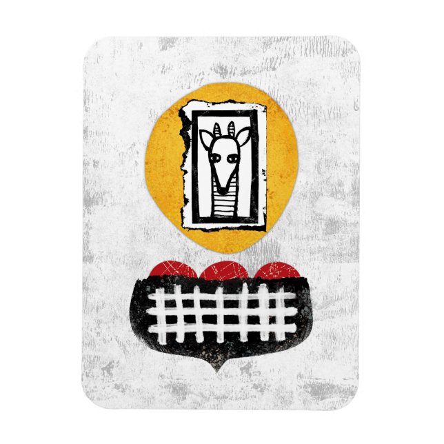 Magnet Flexible Giraffy Will Si Vous Voulez Réfrigérateur Aimant (Vertical)