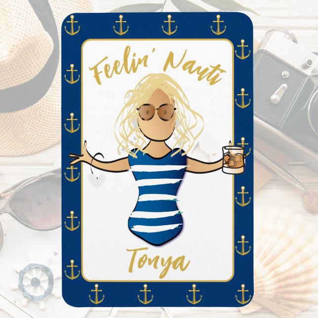 Magnet Flexible Girls Beach Weekend pour sa porte de vacances amus (Créateur téléchargé)