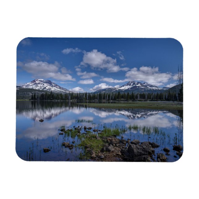 Magnet Flexible Glace et neige | Lac Sparks, Oregon (Horizontal)