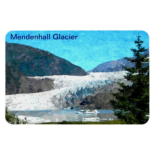 Magnet Flexible Glacier Mendenhall (Horizontal)