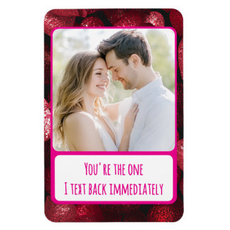Magnet Flexible Glittery Love I Txt Back Immédiatement Flexible