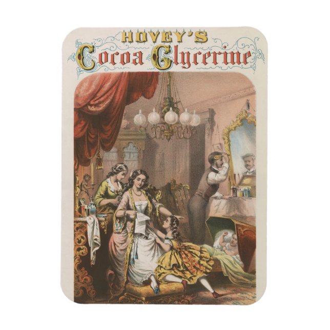 Magnet Flexible Glycérine de cacao de Hovey, vers 1860 (Vertical)
