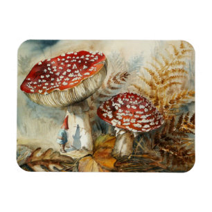 Magnet Flexible gnome aquarelle