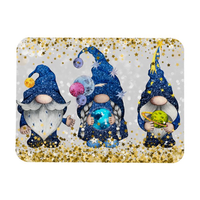 Magnet Flexible Gnomes d'astronomie cosmique (Horizontal)
