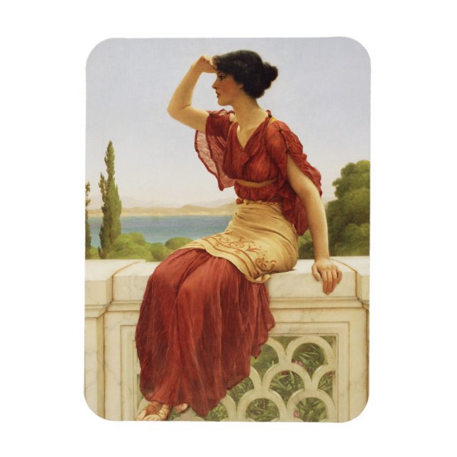 Magnet Flexible Godward Le Signal Belle Femme Portrait Art (Vertical)