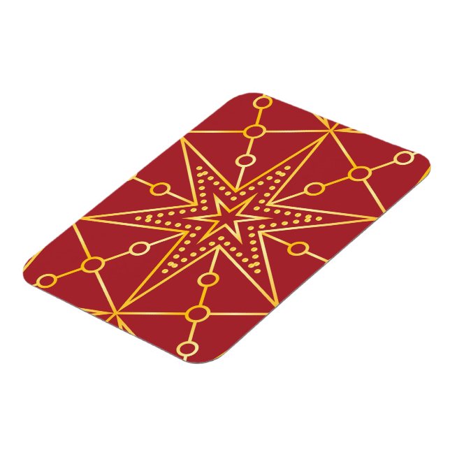Magnet Flexible Golden Festive Starry (Côté Gauche)