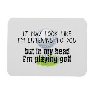 Magnet Flexible Golf drôle