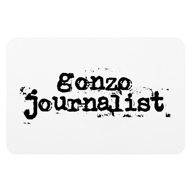 Magnet Flexible Gonzo Journaliste (Horizontal)