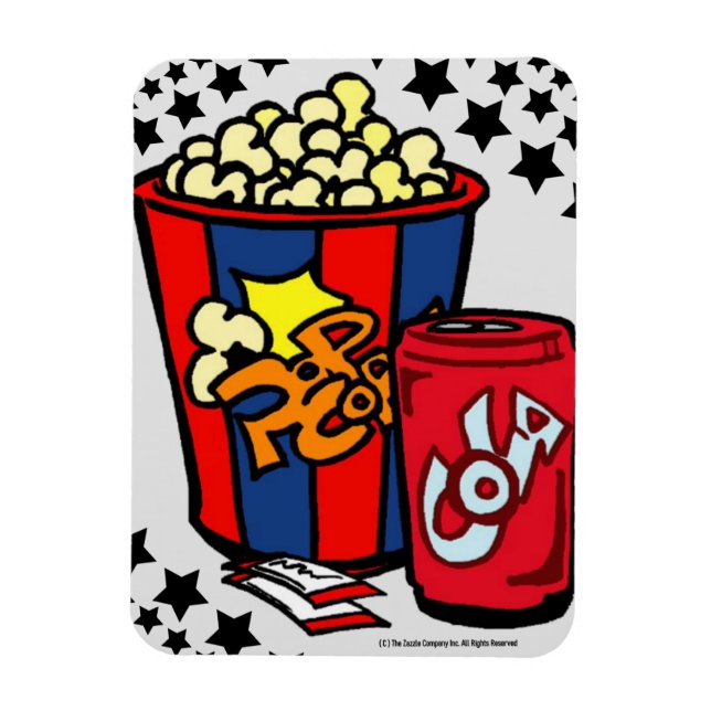 Magnet Flexible "Goodies temps cinéma" Aimant flexible (Vertical)