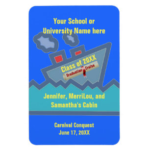 Magnet Flexible Graduation Croisière Cabine personnalisé Marqueur 