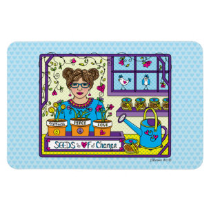 Magnet Flexible Graines De Change_Aimant Flexible 6"x4"