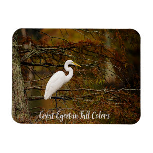 Magnet Flexible Grand Aiguille blanche dans les couleurs automnale