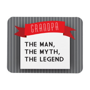 Magnet Flexible Grand-papa - l'homme, le mythe, la légende