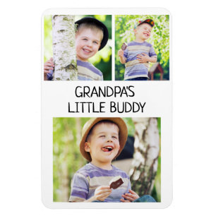 Magnet Flexible Grand-père's Little Buddy 3 Photo Grand-fils