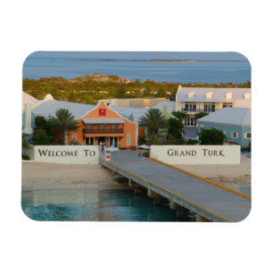 Magnet Flexible Grand Turk, Turks and Caicos, Hi def photographie