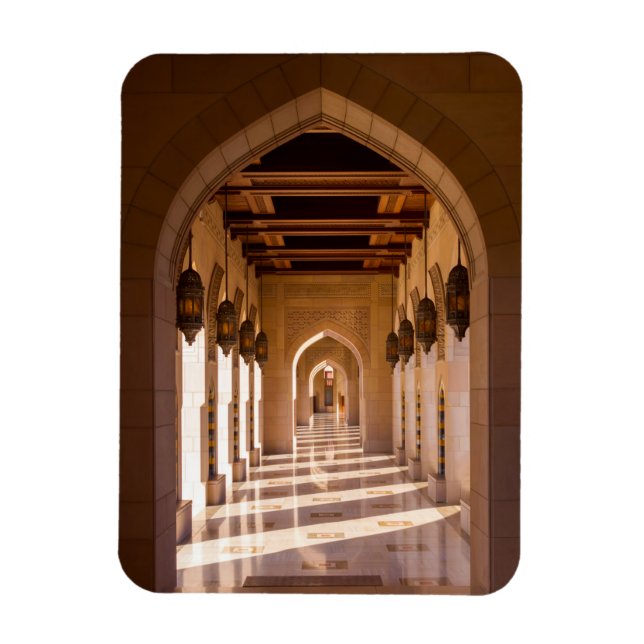 Magnet Flexible Grande Mosquée Sultan Qaboos à Mascate, Oman (Vertical)