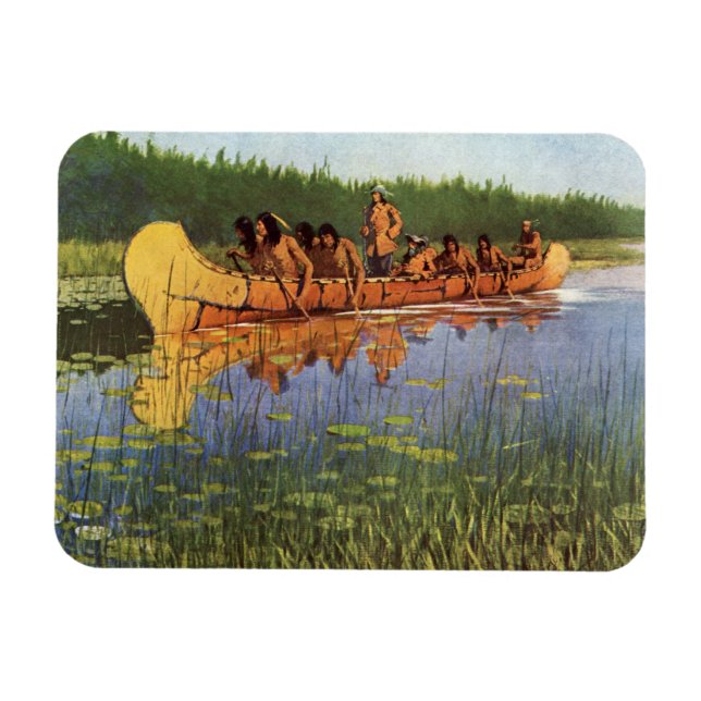 Magnet Flexible Grands explorateurs par Remington, Pionniers Vinta (Horizontal)