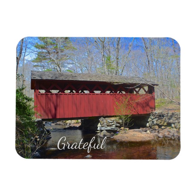 Magnet Flexible Gratitude du pont couvert (Horizontal)