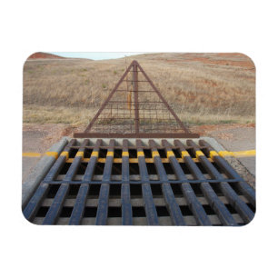 Magnet Flexible Gravel Gravel Road. Wyoming, Ouest