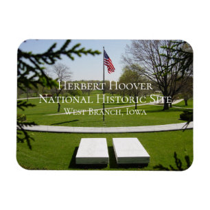 Magnet Flexible Gravesite, President Herbert and Lou Hoover, Iowa