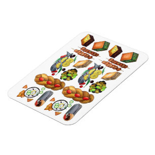 Magnet Flexible Grèce Méditerranéenne Restauration grecque