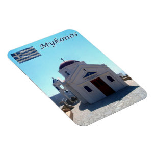 Magnet Flexible Grèce - Mykonos - Monastère -